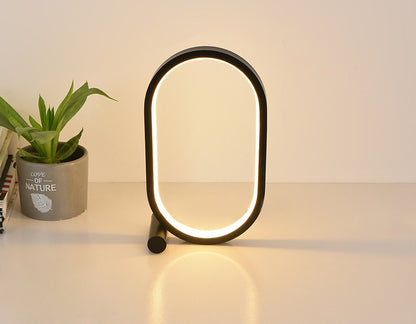 Usb Plug-In Lamp Oval Acrylic